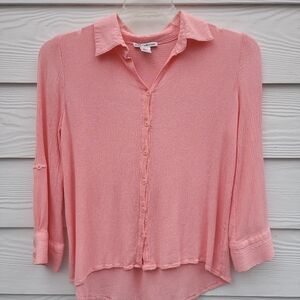 M Pink Blush Button-Down Shirt